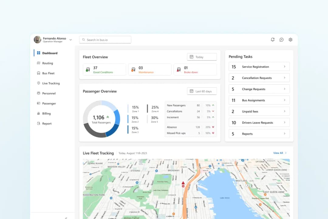 Bus Fleet Management System